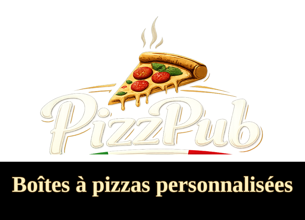 PizzPub — Boîtes à pizzas personnalisées